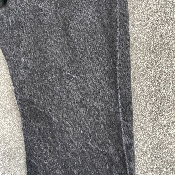 Levis 501 Original Shrink To Fit Jeans Mens Straight Leg Button Fly Black 32x30 - Picture 14 of 14